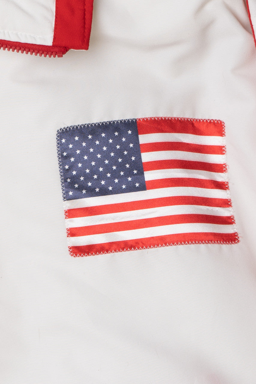 Vintage American Flag Kim Baker Designs Lightweight Jacket