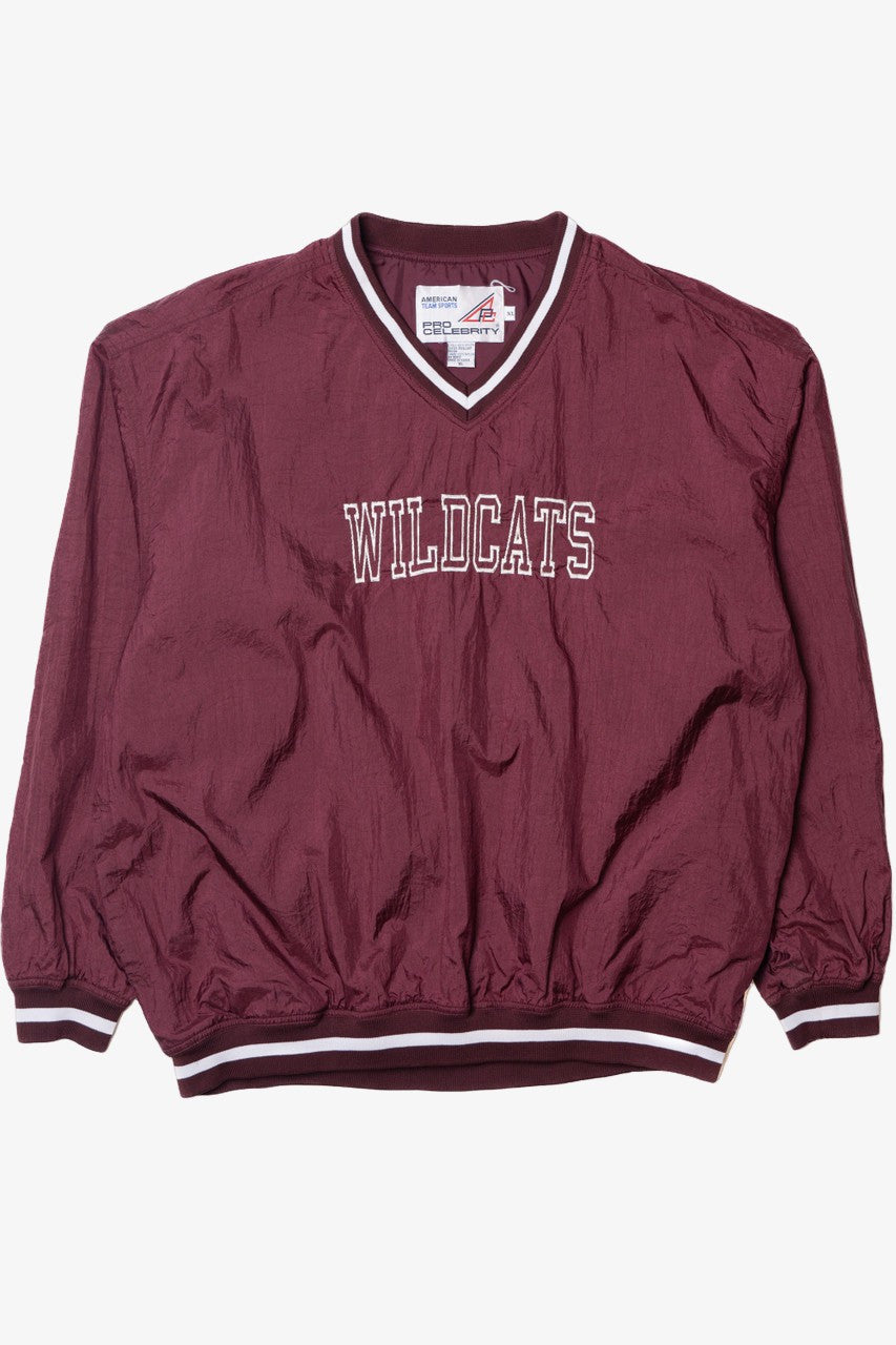 Vintage "Wildcats" Nylon Pullover Lightweight Jacket