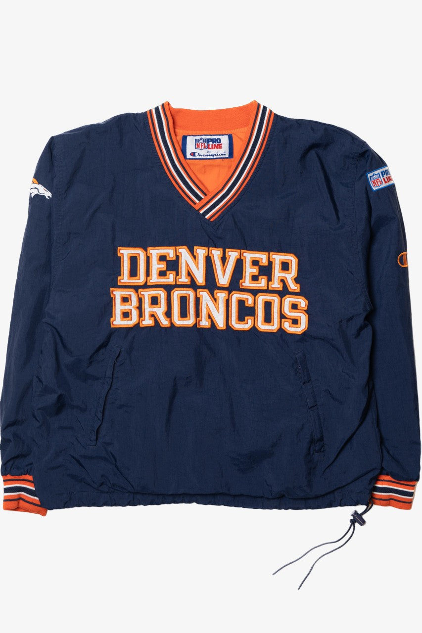 Vintage "Denver Broncos" NFL Pro Line Champion Nylon Pullover