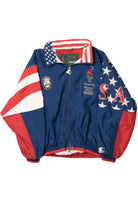 Vintage 1996 Atlanta Olympics American Flag Starter Lightweight Jacket