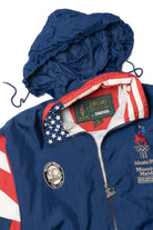 Vintage 1996 Atlanta Olympics American Flag Starter Lightweight Jacket