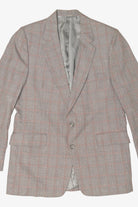 Vintage Gray Plaid Blazer (1980s)