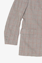 Vintage Gray Plaid Blazer (1980s)