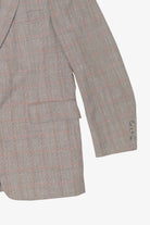 Vintage Gray Plaid Blazer (1980s)