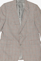 Vintage Gray Plaid Blazer (1980s)