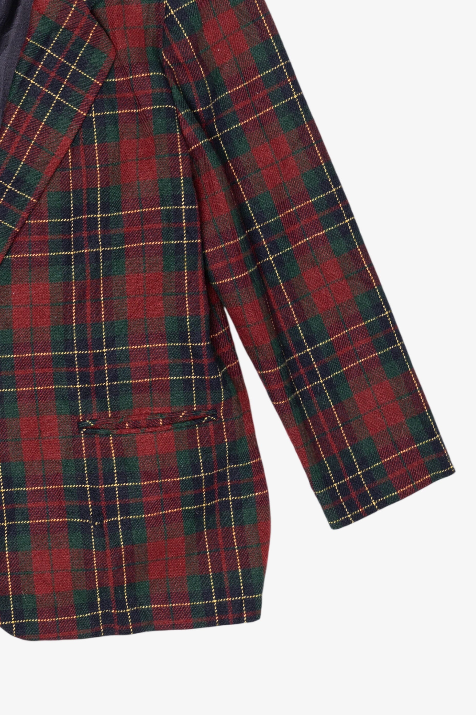 Vintage Red Plaid Sag Harbor Blazer (1990s)