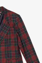 Vintage Red Plaid Sag Harbor Blazer (1990s)