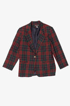 Vintage Red Plaid Sag Harbor Blazer (1990s)