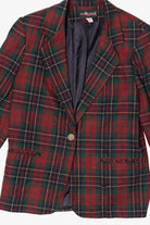 Vintage Red Plaid Sag Harbor Blazer (1990s)