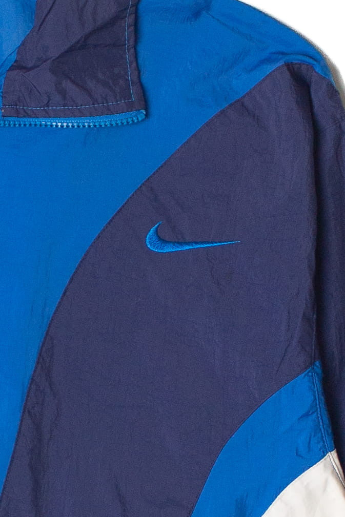 Vintage Nike Embroidered Logo Windbreaker Jacket (1990s)