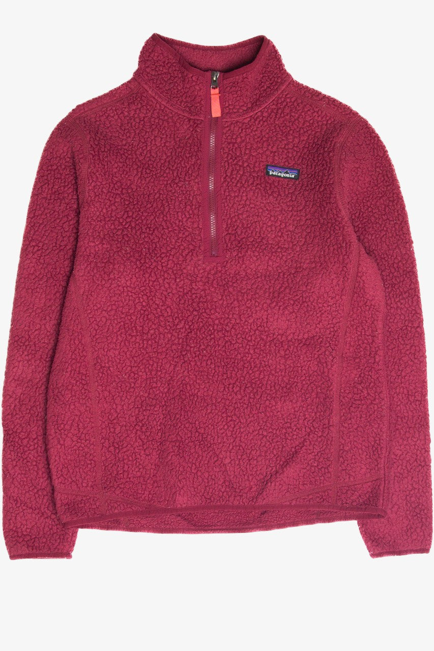 Patagonia Worn Wear Red Quarter Zip Pullover