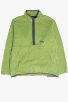 Patagonia Green Synchilla Quarter Zip Pullover
