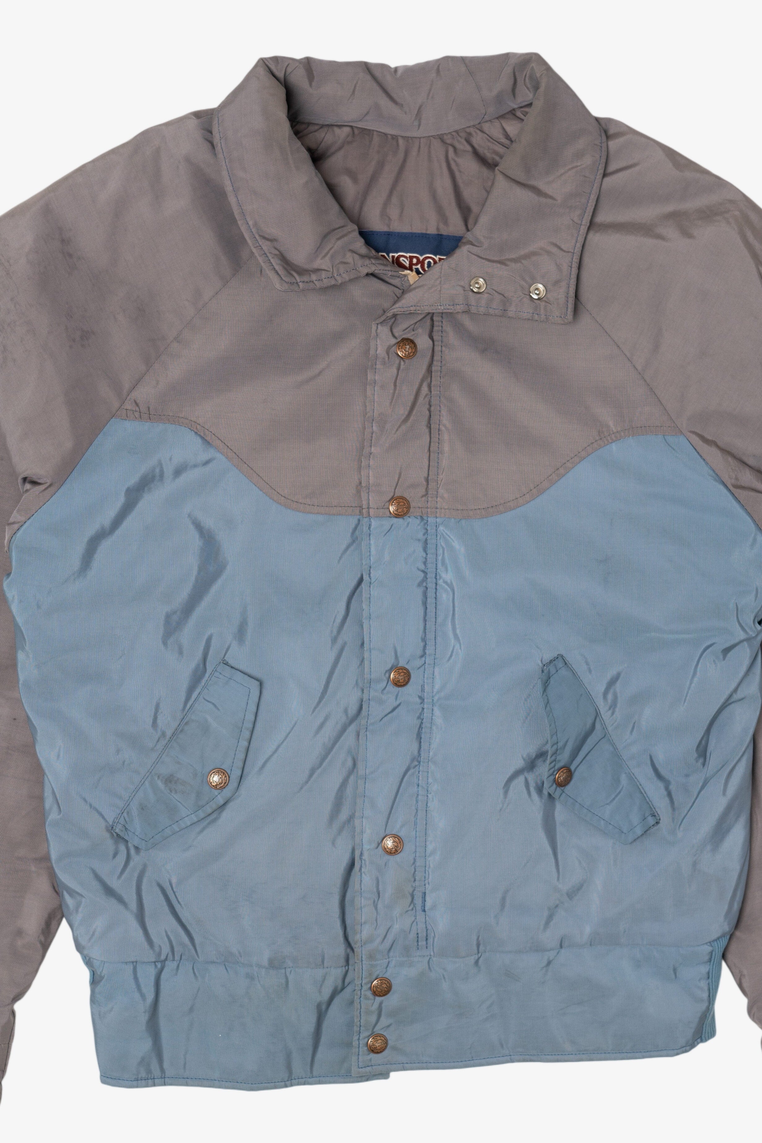 Vintage Light Blue And Gray Jansport Jacket (1990s)