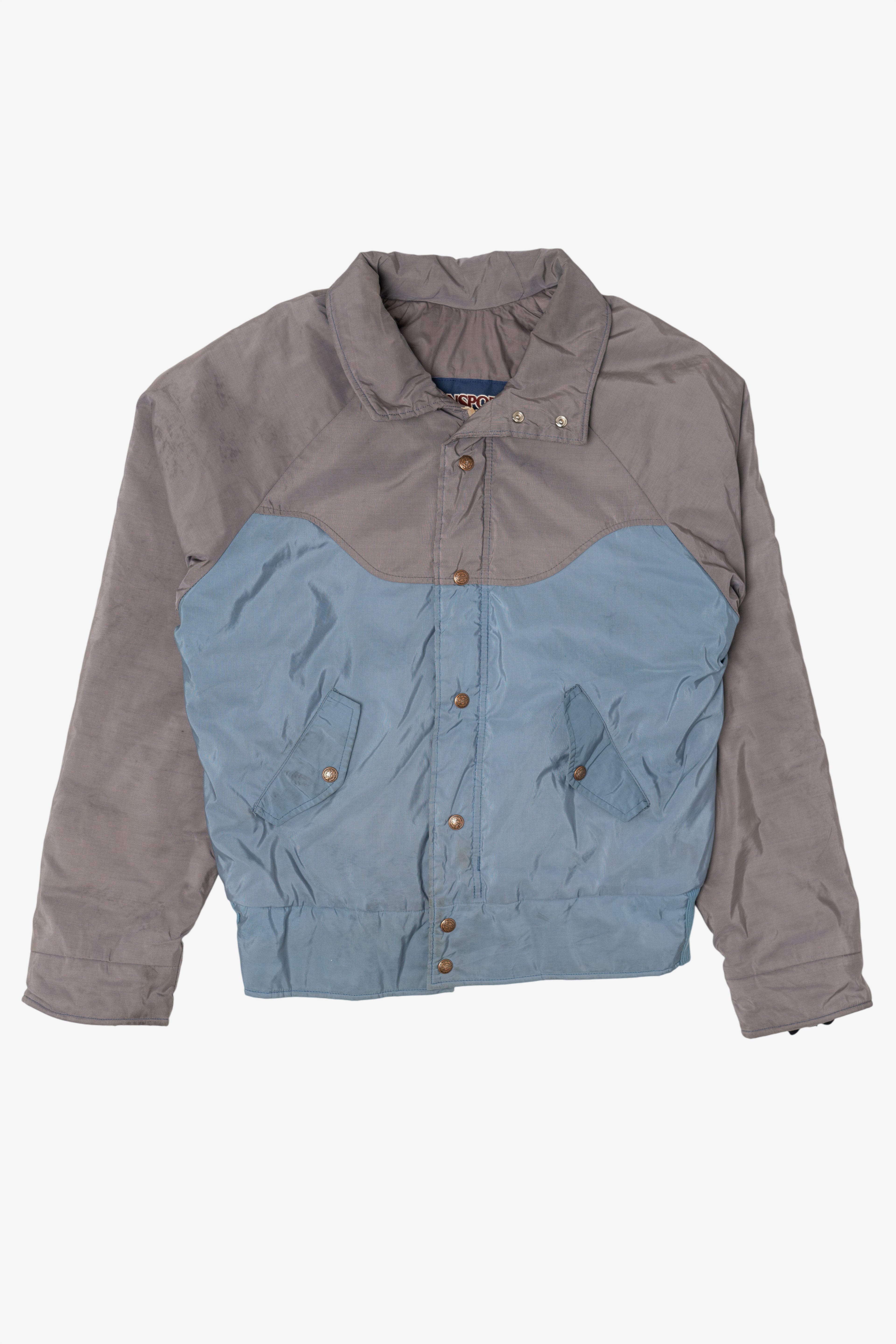 Vintage Light Blue And Gray Jansport Jacket (1990s)