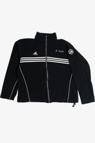 Vintage Adidas Soccer Fleece Zip Up Lightweight Jacket