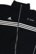 Vintage Adidas Soccer Fleece Zip Up Lightweight Jacket