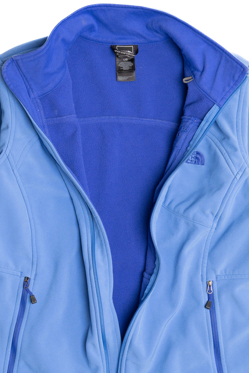 The North Face Periwinkle Soft Shell Fleece Lined Lightweight Jacket