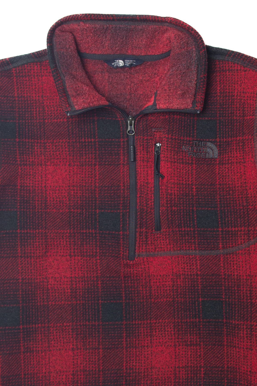 The North Face Plaid Half-Zip Lightweight Jacket 1475