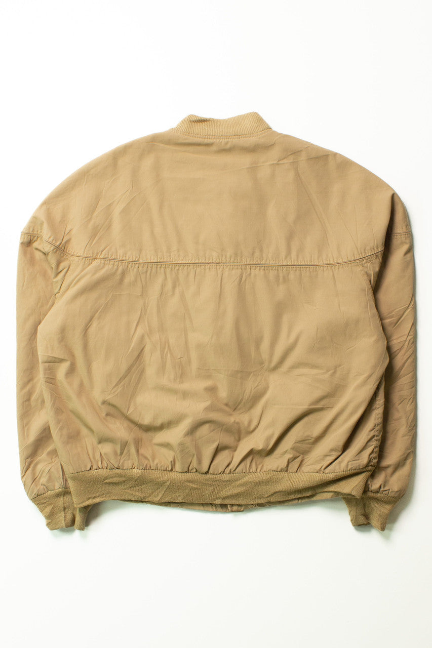 Vintage Tan Windbreaker Brand Jacket (1980s)