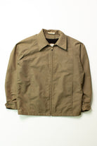 Vintage Tan London Fog Faux Fur Lined Jacket (1990s) 1507