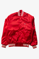 Vintage Red Owl Satin Bomber Jacket (1980s)