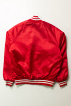 Vintage Red Owl Satin Bomber Jacket (1980s)