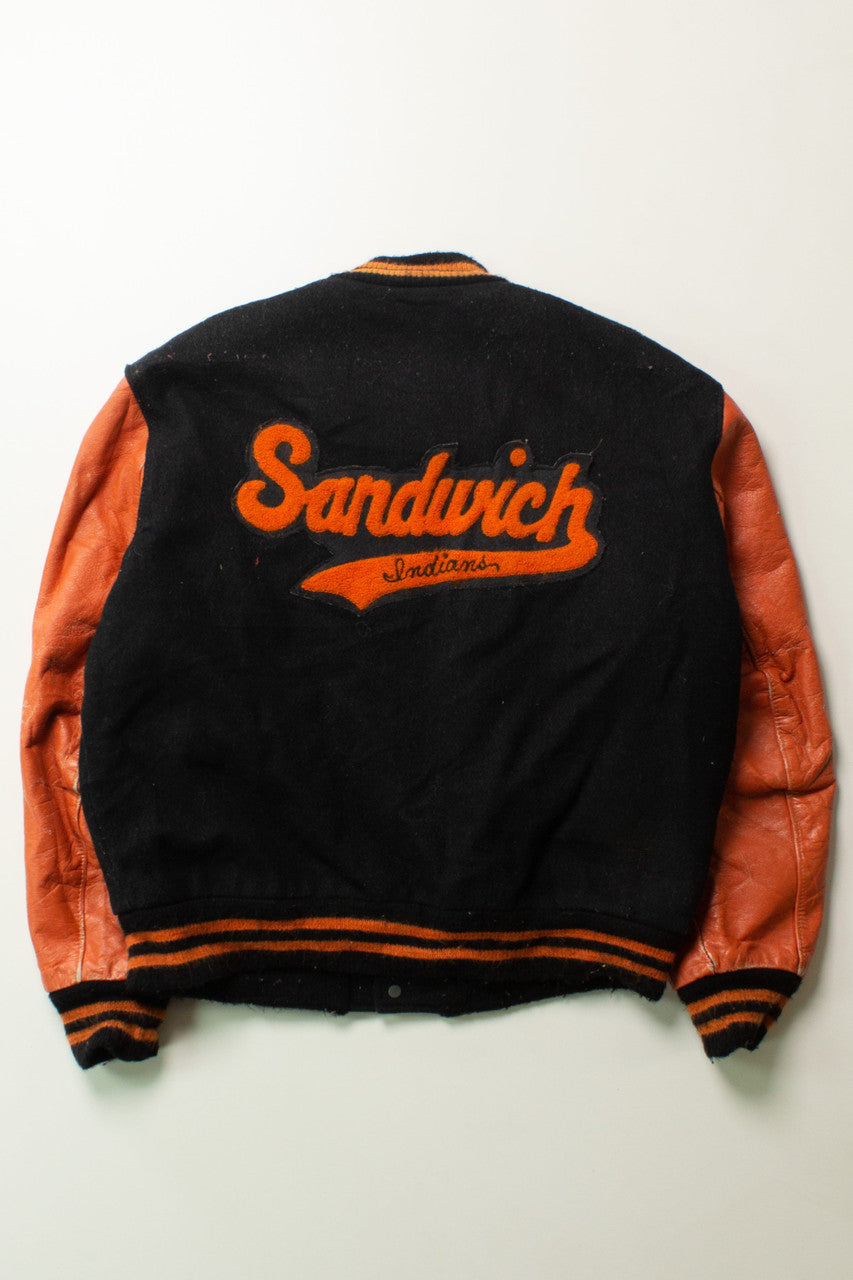 Vintage Sandwich Indians Letter Jacket (1960s)