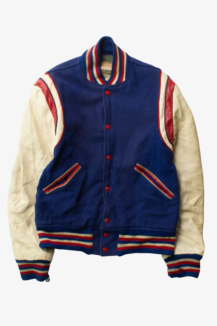 Vintage Red White & Blue Varsity Jacket (1960s)