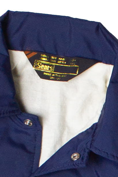 Vintage Sears Navy Windbreaker Lightweight Jacket – Ragstock