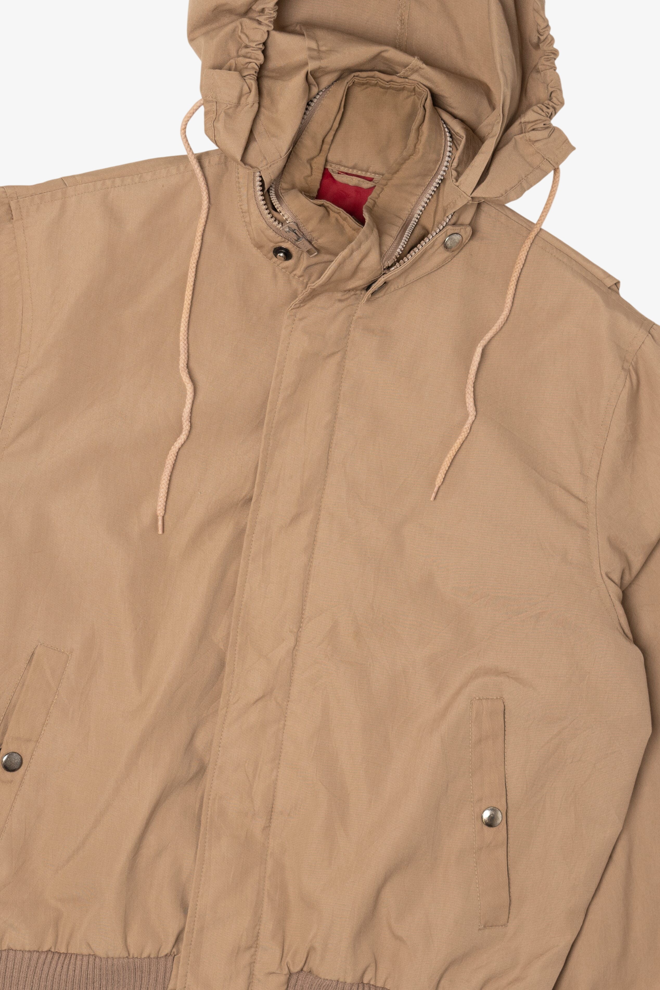 Vintage Beige Foxrun Compactable Hood Jacket (1980s)