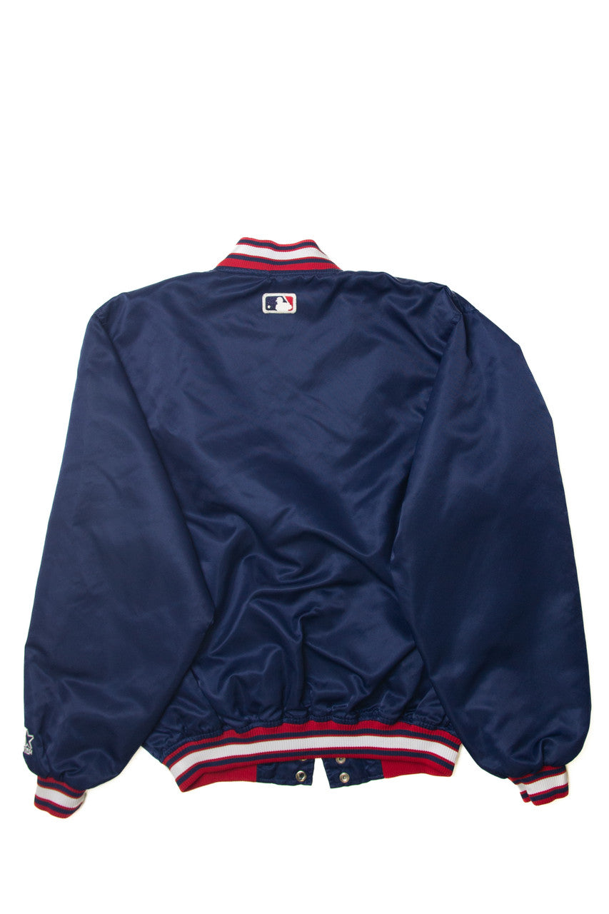 Vintage Starter MLB Atlanta Braves ButtonUp Satin Jacket