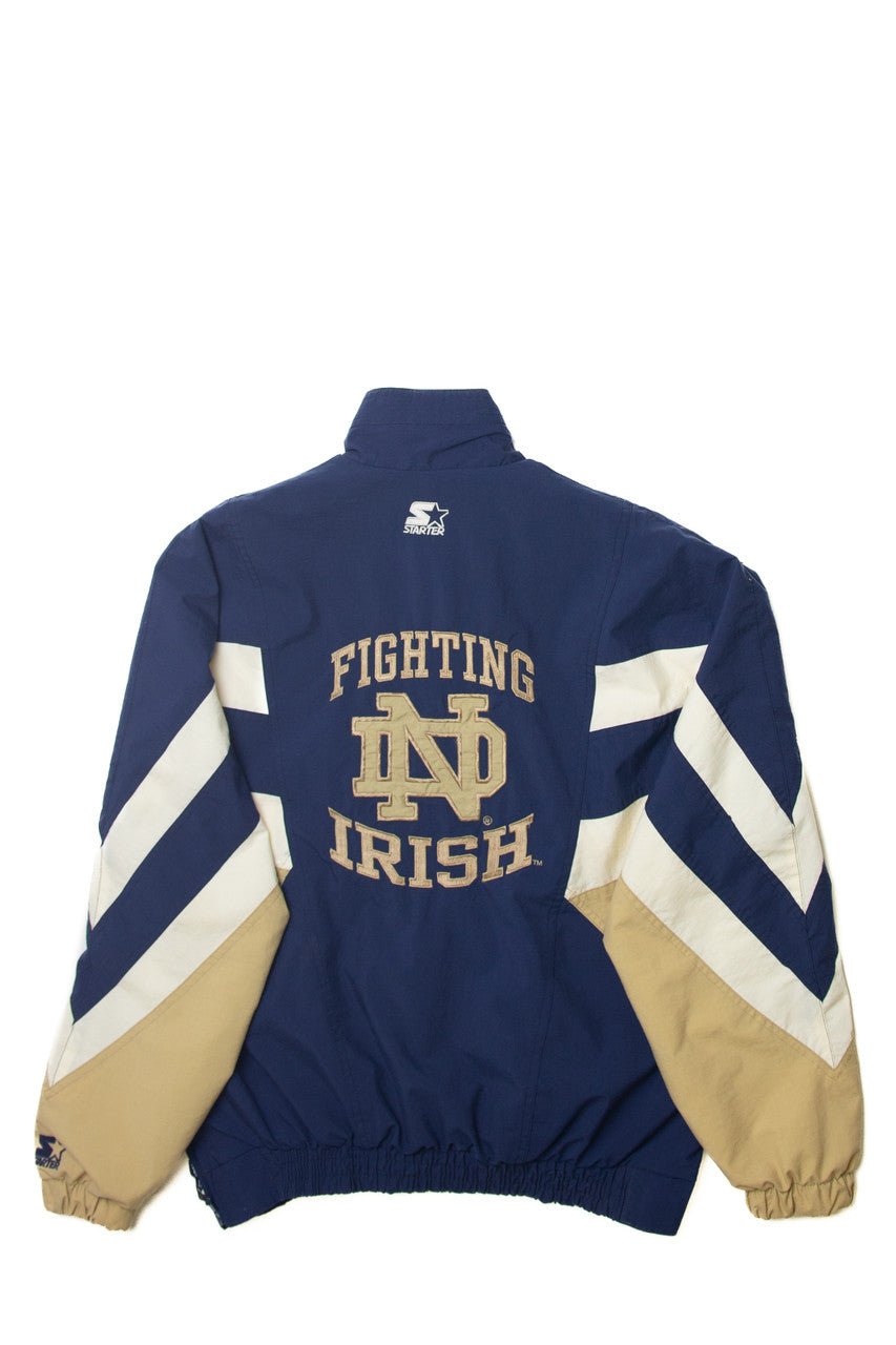 Vintage Notre Dame Fighting Irish Starter Quarter-Zip Lightweight Jacket
