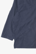 Vintage Navy Blue J. Crew Hooded Lightweight Jacket (1990s)