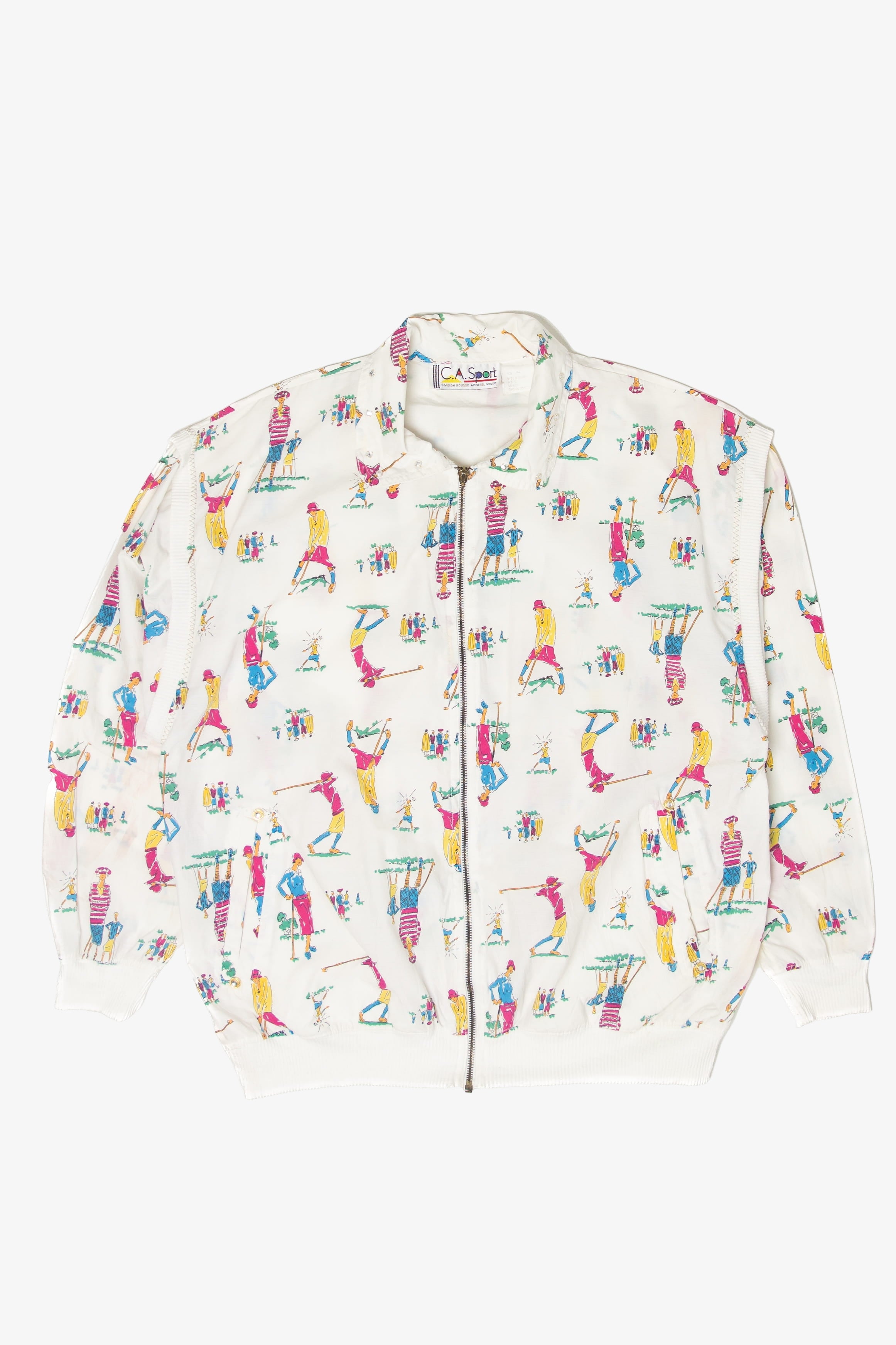 Vintage Woman Golfing Lightweight Jacket (1980s)