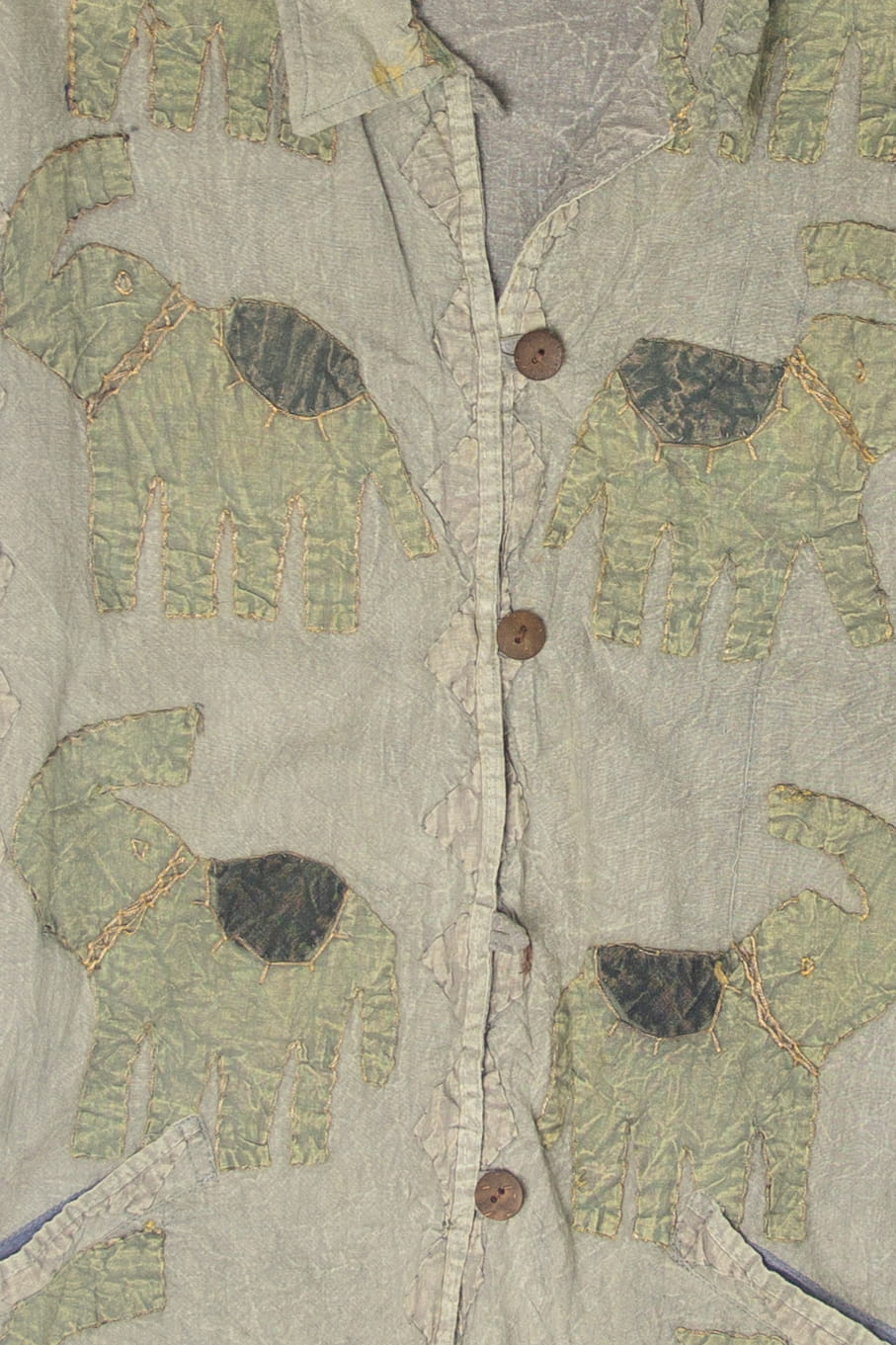 Quilted Treska Elephant Patches Jacket (2010s)