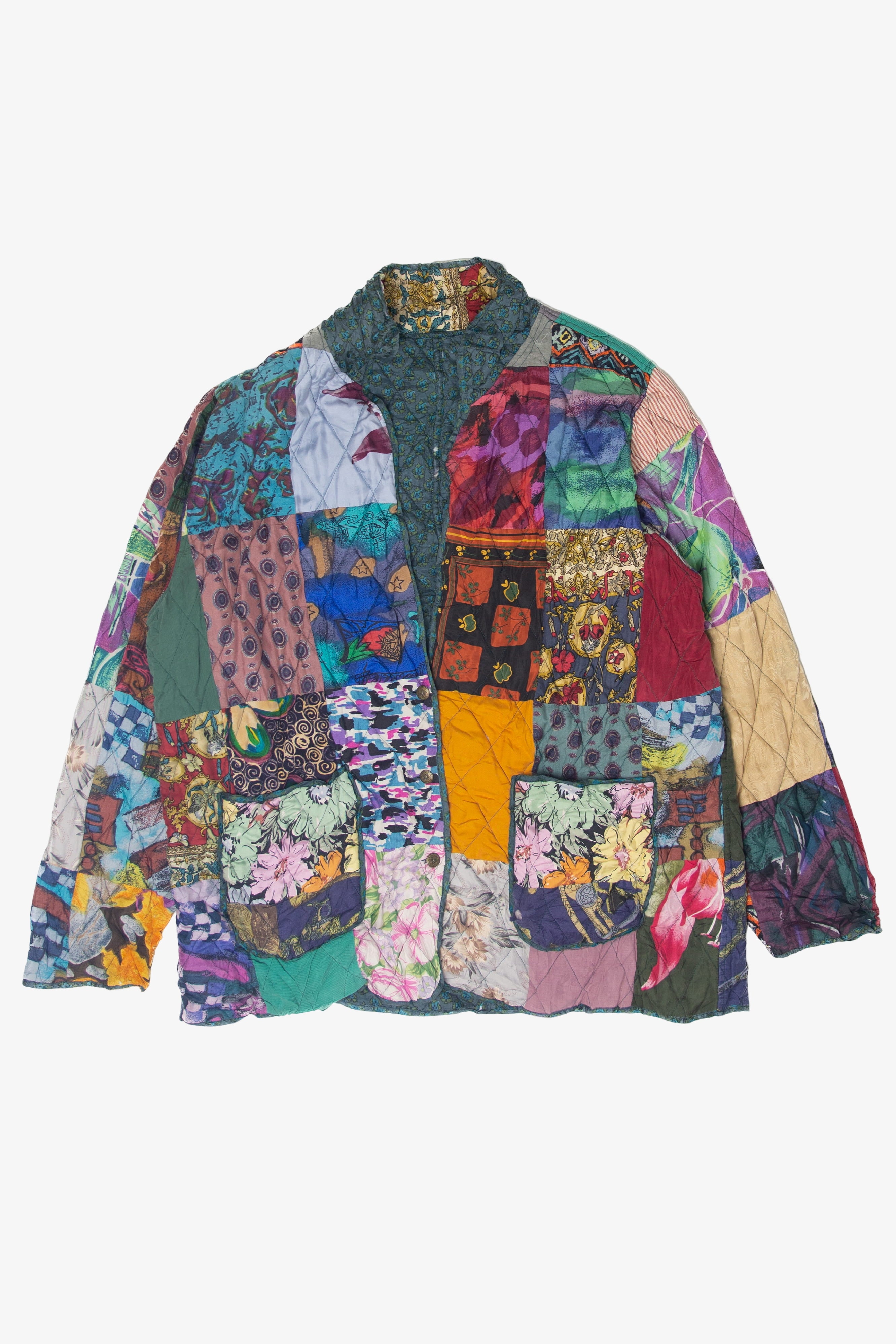 Vintage Patchwork Quilt Jacket (1990s)