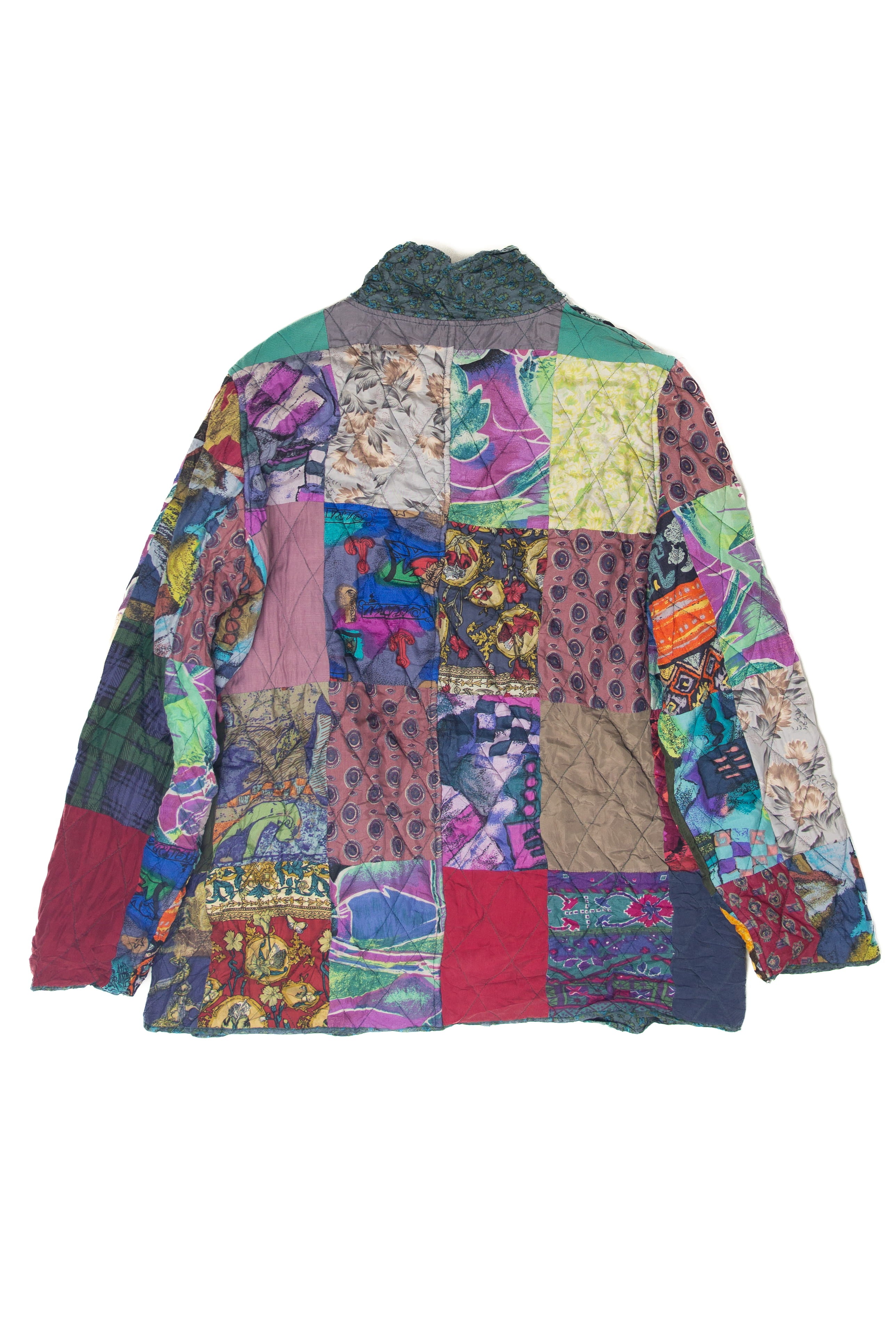 Vintage Patchwork Quilt Jacket (1990s)