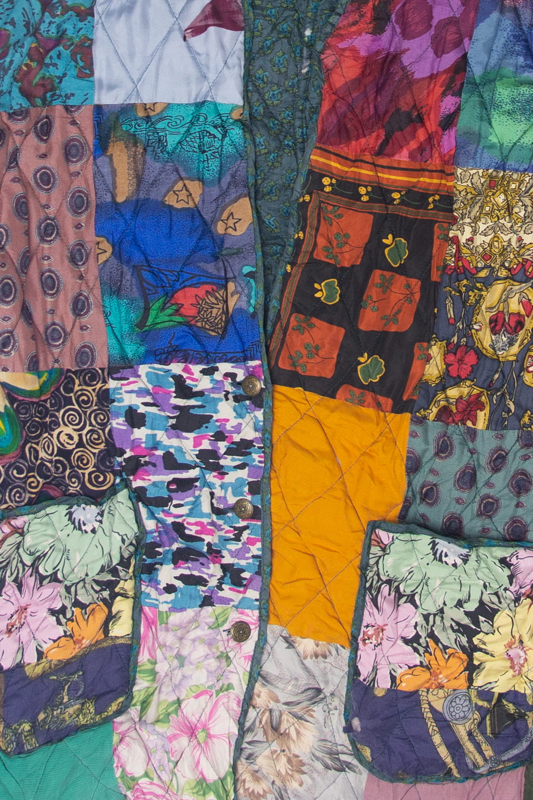 Vintage Patchwork Quilt Jacket (1990s)