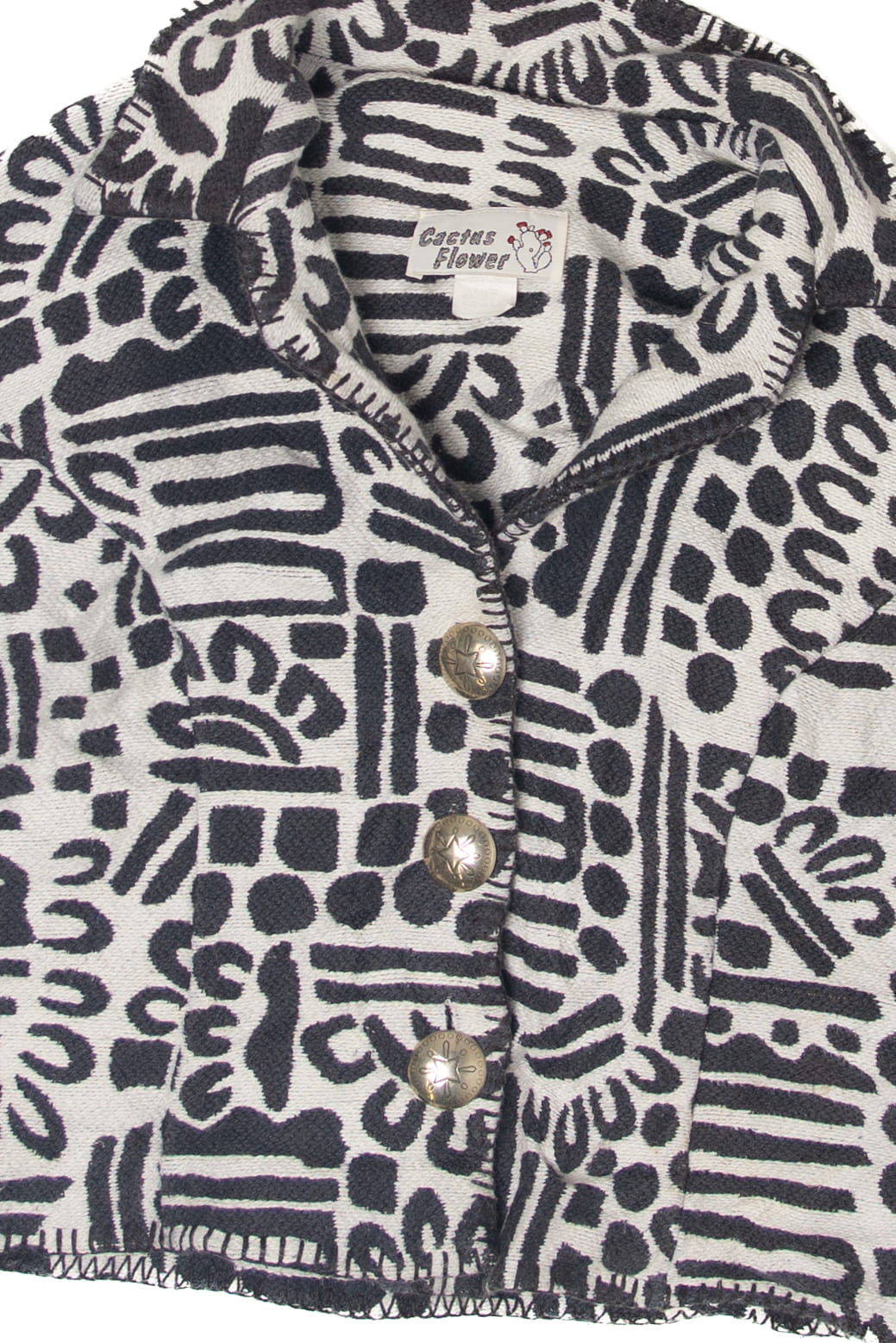 Vintage Y2k Cactus Flower Lightweight Jacket (2000s)