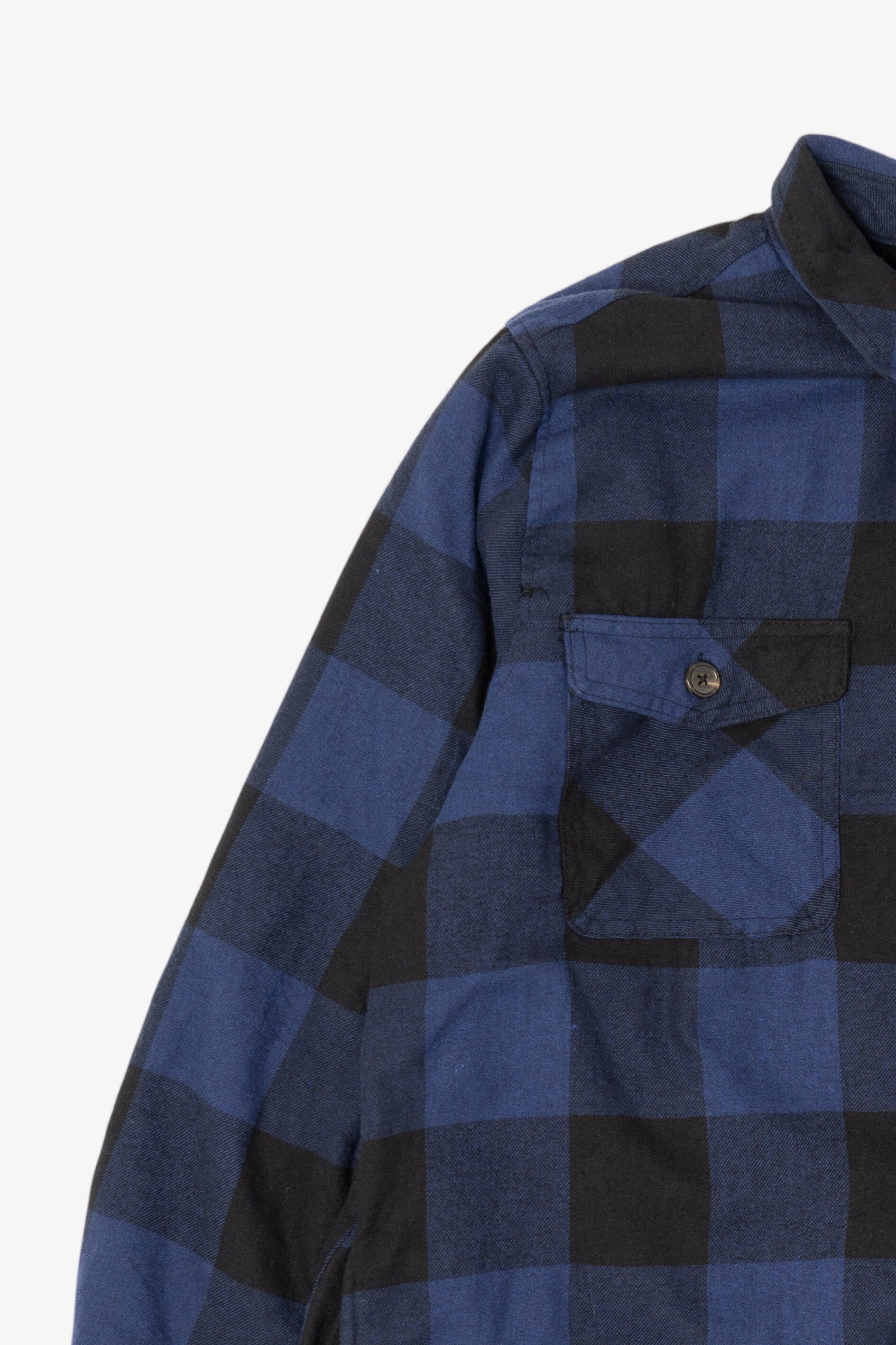 Navy Blue Highland Vintage Flannel Jacket (2010s)