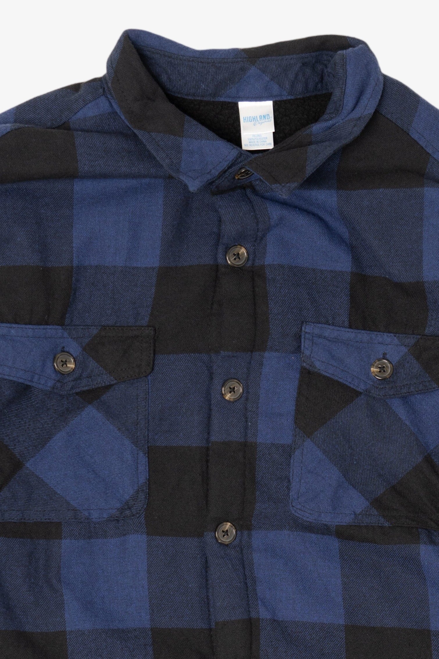 Navy Blue Highland Vintage Flannel Jacket (2010s)