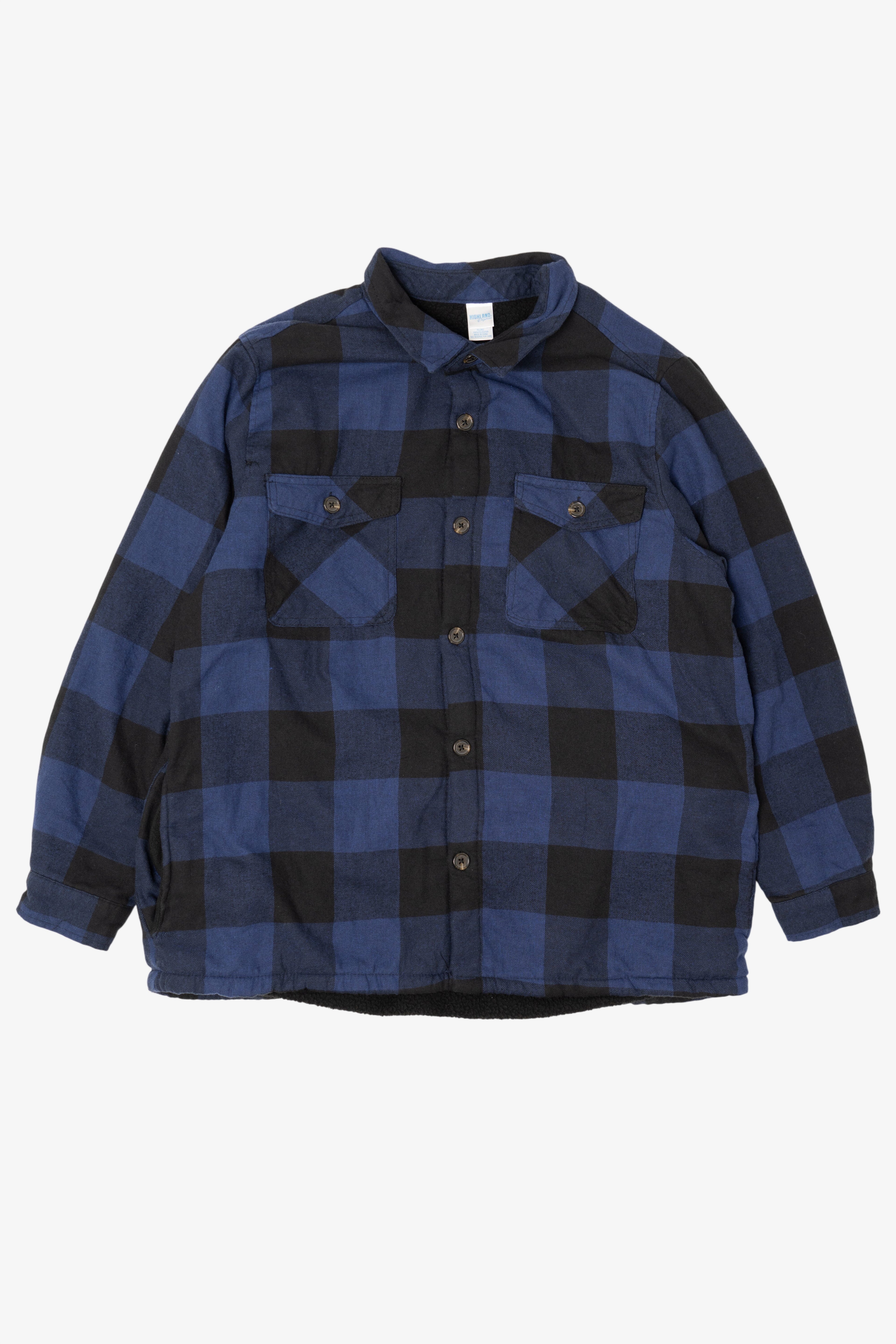 Navy Blue Highland Vintage Flannel Jacket (2010s)