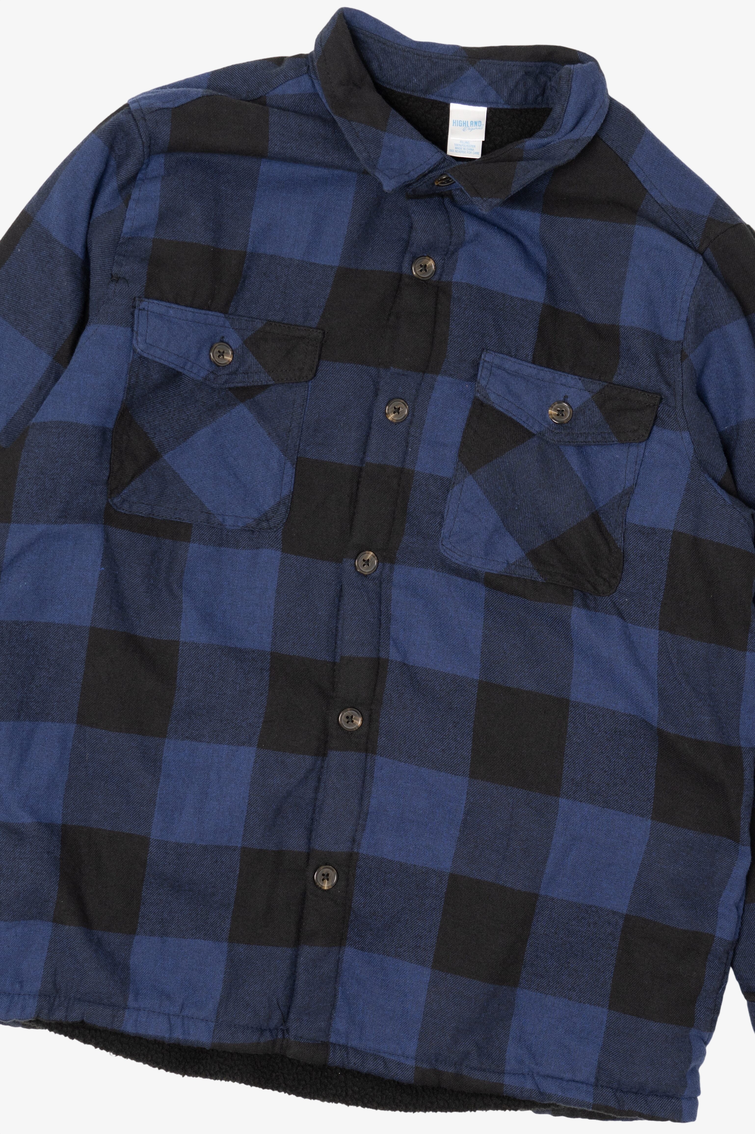 Navy Blue Highland Vintage Flannel Jacket (2010s)