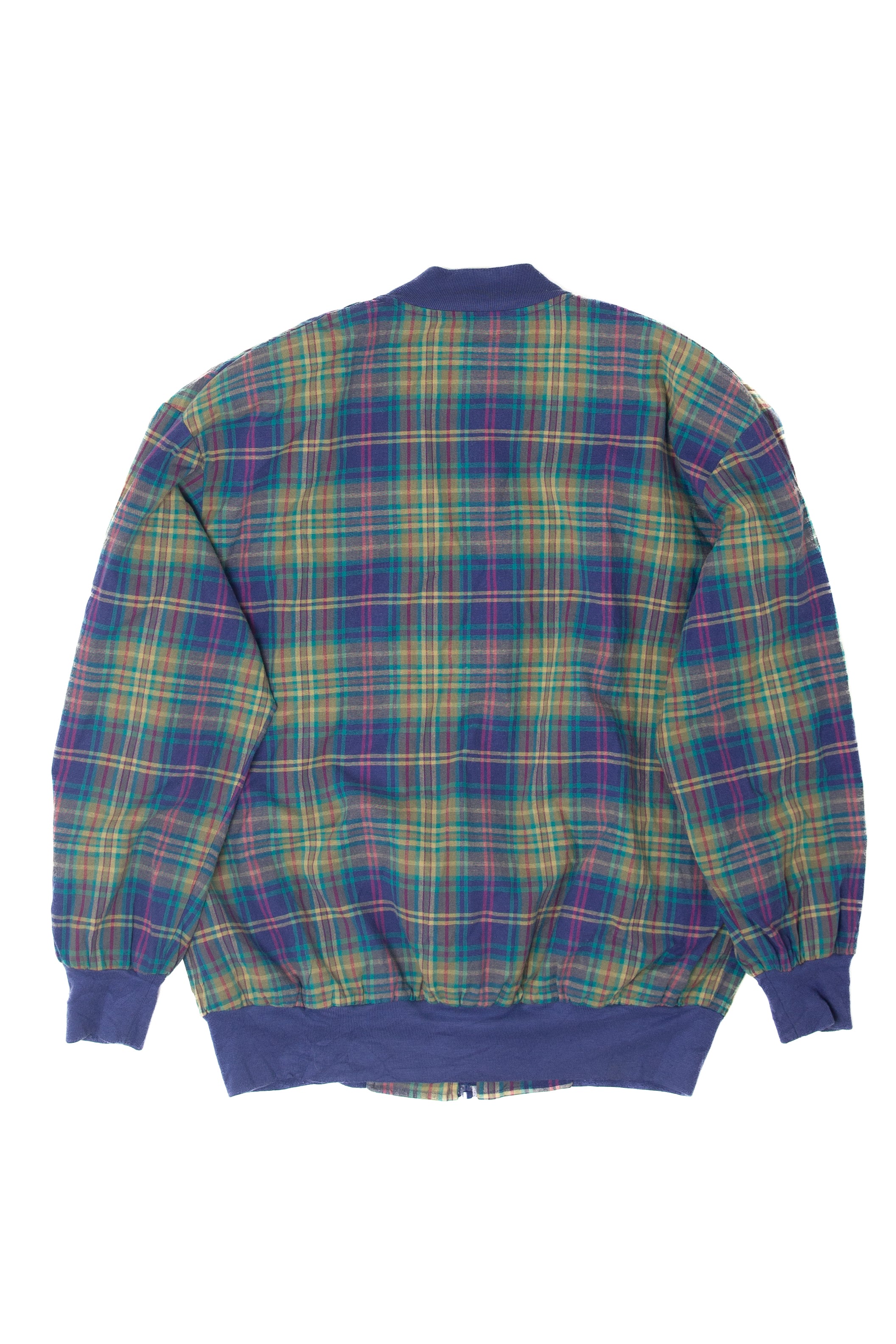 Vintage Napa Valley Plaid Lightweight Jacket (1990s)