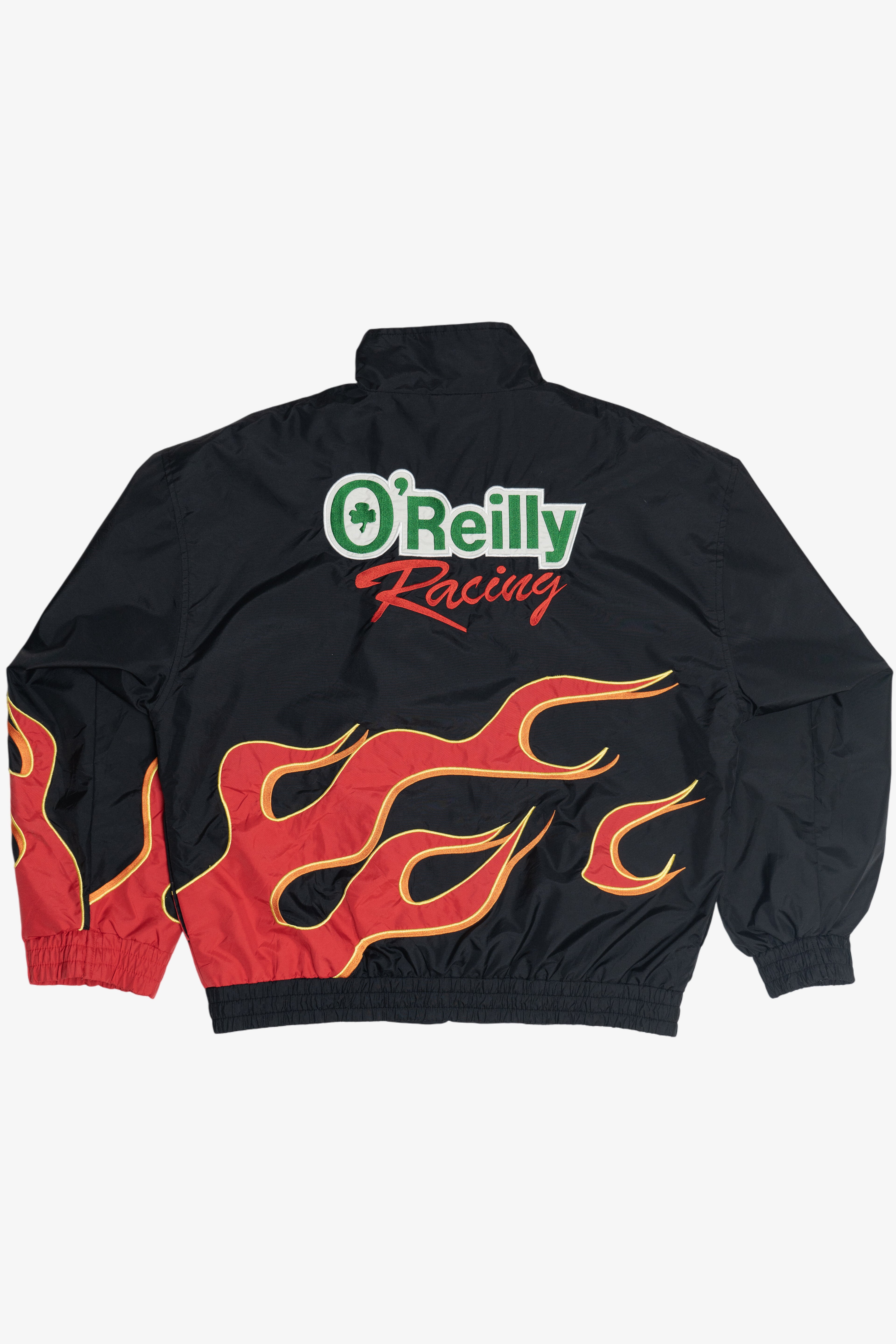 "O'Reilly Racing" Flame Sleeve Nylon Jacket