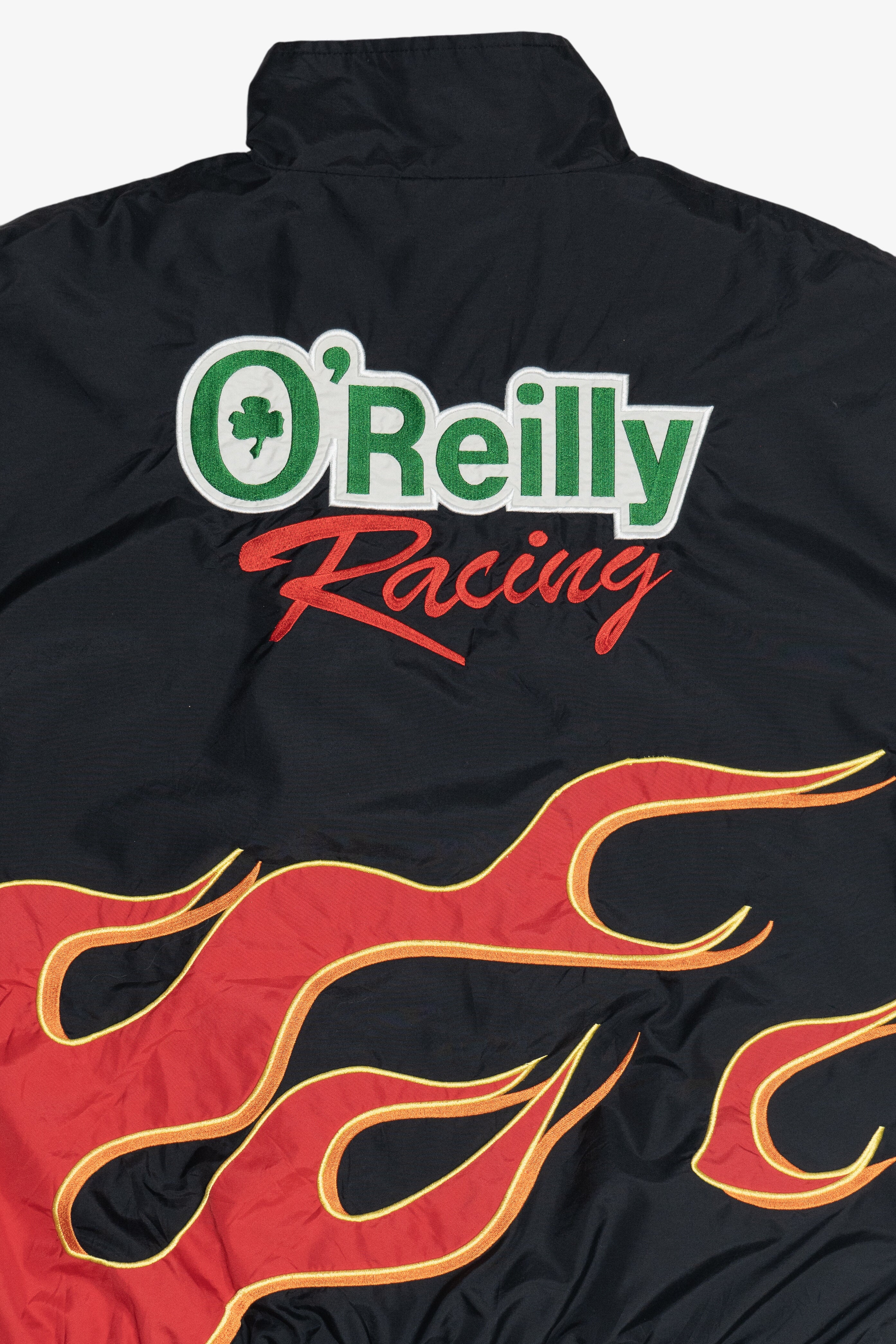 "O'Reilly Racing" Flame Sleeve Nylon Jacket