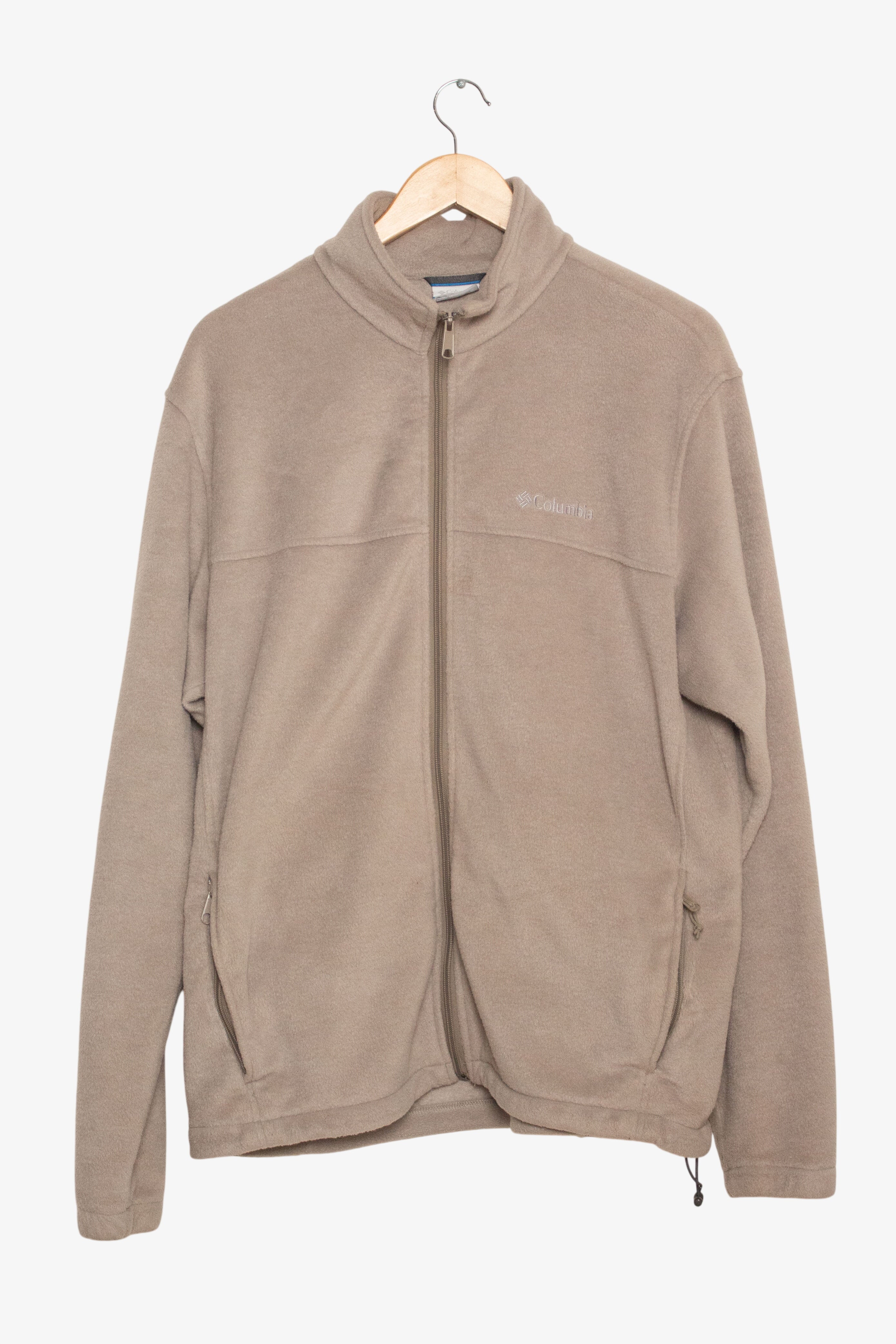 Tan Columbia Fleece Jacket (2000s)
