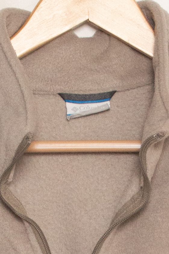 Tan Columbia Fleece Jacket (2000s)
