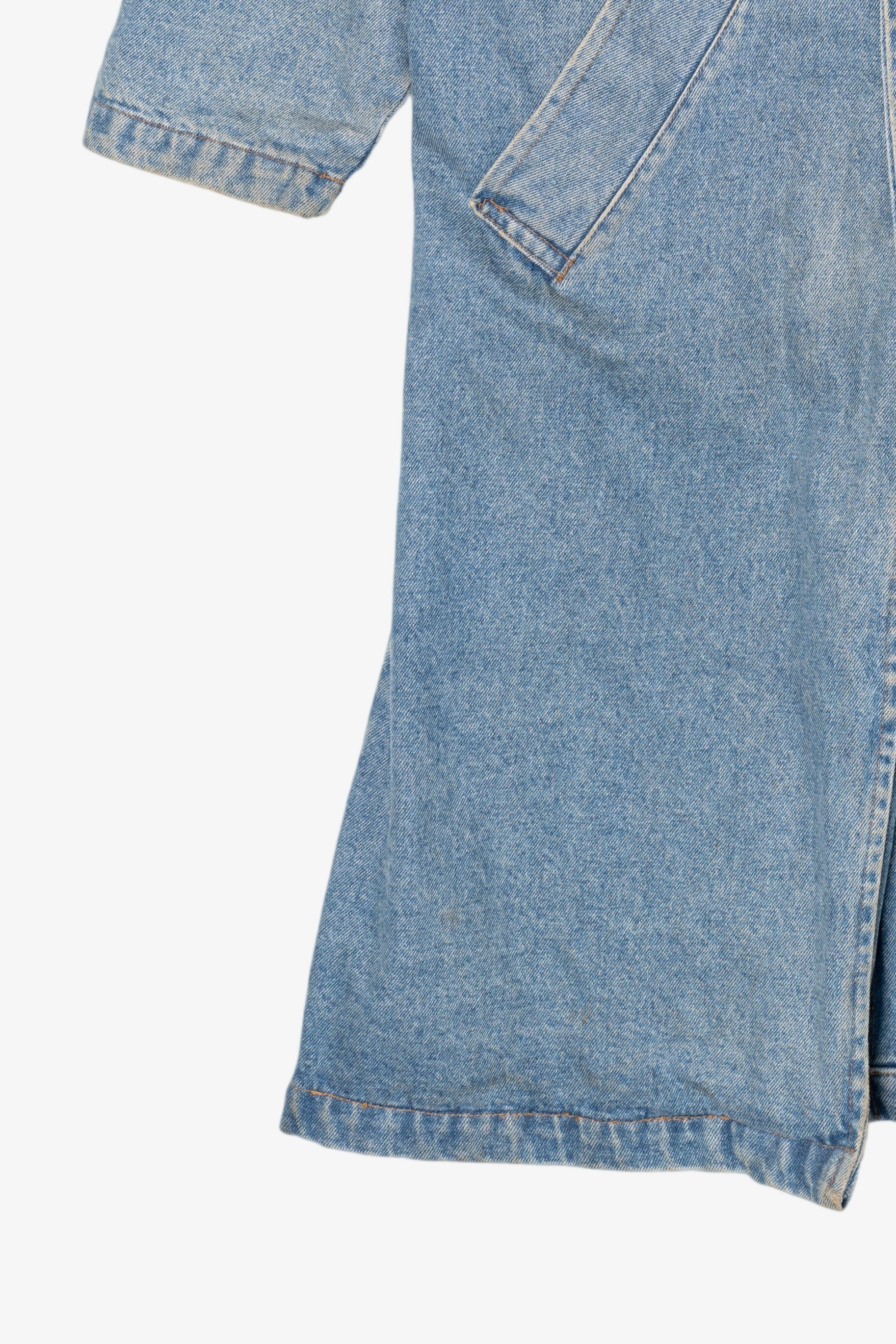 Vintage Denim Lightweight Trenchcoat (1990s)
