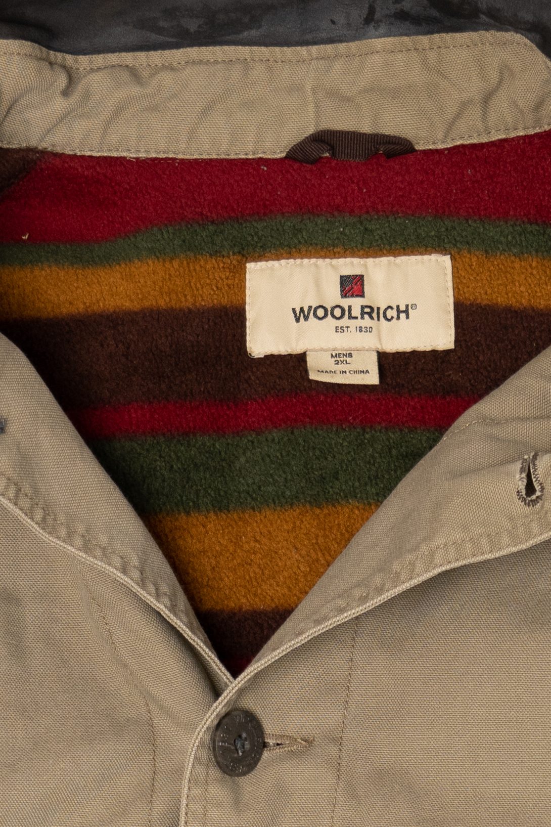 Vintage Beige Woolrich Lightweight Jacket (1990s)